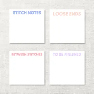 Needlepoint Notepad | Funny Stitching Notepad for Needlepoint Lovers | Desk Pad for Stitchers | Craft Room Stationery