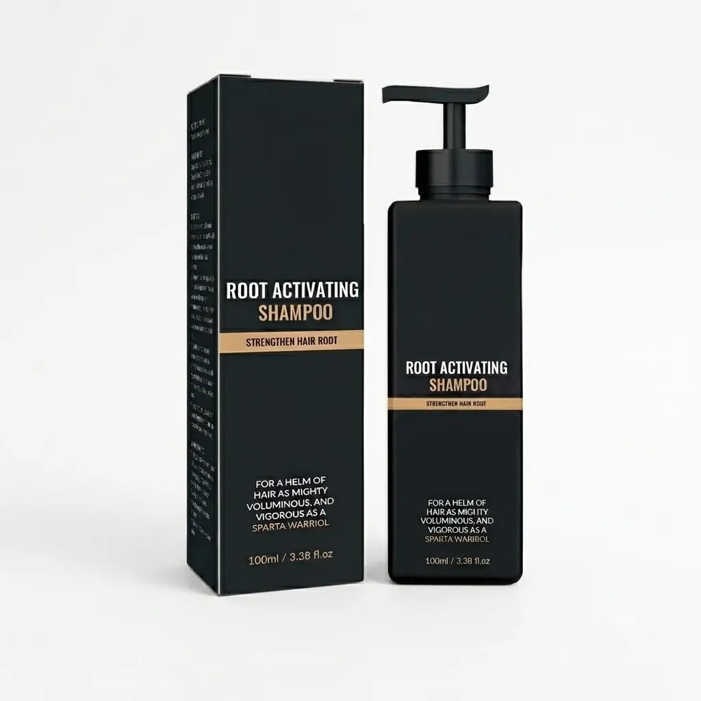 Root Activating Shampoo – Ginger & Black Sesame Formula – Supports Scalp Comfort, Volume & Hair Strength – For All Hair Types – 100ml (3.38 fl oz)