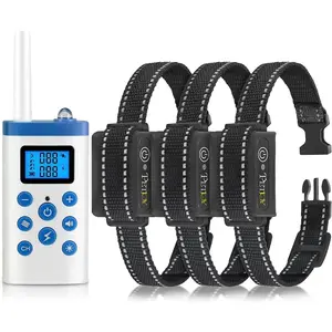 Dog Training Collar for 3 Dogs, 3300ft Range, Ipx7 Waterproof, 3 Modes (beep, Vibration, Static Shock), Fits Small Medium Large Dogs