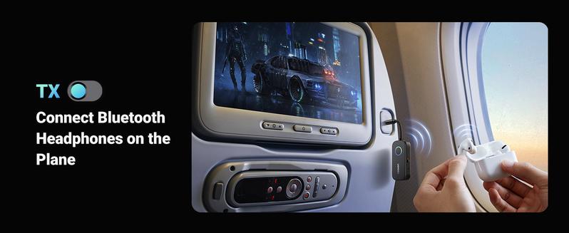 UGREEN Bluetooth 5.2 3.5mm Audio Transmitter/Receiver Adapter for Airpods or Headphones,  for Flight, TV, Car Stereo, MP3 Headset Microphone-TikTokShopBlackFriday ,TikTokShopHolidayHaul