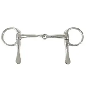 Stainless steel Half Cheek Snaffle Bit, 3" thru 5" available