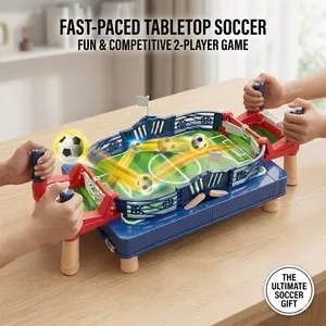Mini Table Football Game for Kids & Adults, Portable Desktop Soccer Toy, Interactive Dual-Player Sports Board Game, Perfect Birthday Gift