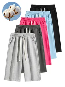 Men’s solid-color shorts, sports casual shorts, men’s summer casual wear, summer shorts, spring new products