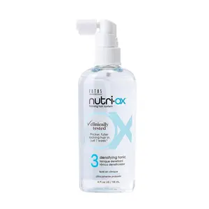 Nutri-Ox Vegan Densifying Tonic Treatment, 4oz Fine Haircare Concentrate Leave-In Conditioner - Infused with Peppermint, Sunflower Oil & Biotin - Anti-Hairfall Hair Loss Solutions for Denser Hair, Scalp Revitalizer