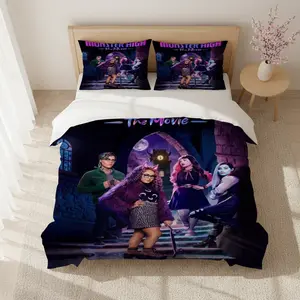 3pcs Monster High Movie Poster Set, Soft Warm Bedding, Perfect Holiday Gift, Creative Home Decor, Thanksgiving Halloween Christmas