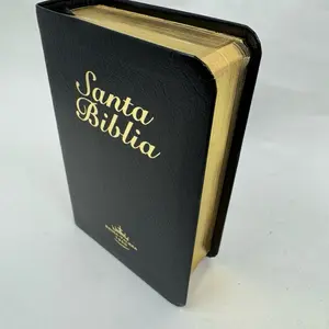 Santa Biblia Para el Bolsillo Reina Valera 1960 Black Leather Imitation Mini Pocket (Spanish Edition) Leather Bound