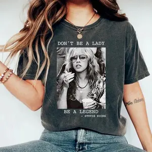 Don't be a Lady be a Legend, Limited Stevie Nicks Retro T-Shirt, Music Concert, Gift For Women and Man Unisex Shirts RYB