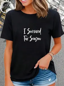 100% Cotton I Survived Tax Season T | Accountant T-Shirt