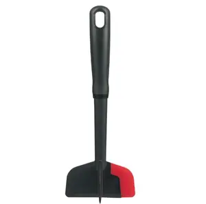 Mainstays Silicone Meat Masher and Chopper Black 5 Beveled Blades Heat Resistant to 392F Nonstick Safe Dishwasher Safe