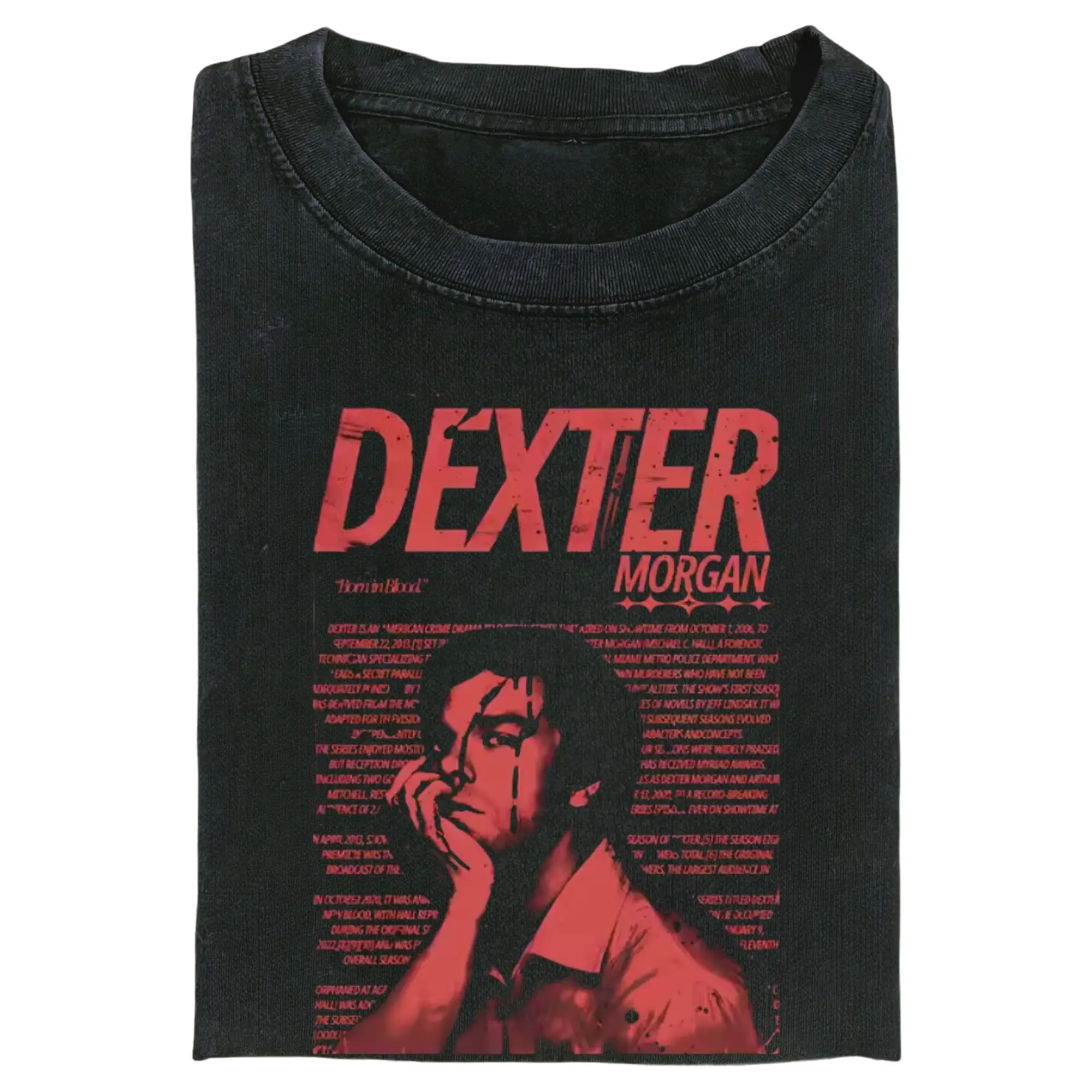 Vintage Dexter Morgan TV Series Shirt Dark Humor Graphic Tv show Shirt Casual Cotton Tee Gift For Men Gift For Women Crewneck Tshirt Trending T-shirt