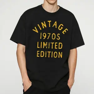 Vintage 1970s Limited Edition T-Shirt Fun Cool 1970s Theme Classic Women's Tee Cotton Loose Fit Unisex Graphic Tee