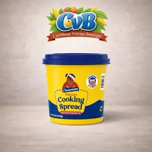 Choucoune Premium Cooking Spread Vegetable Oil Based Butter Alternative 16 oz 454g Made with Vegetable Oil