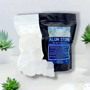 Alum Stone (Piedra de Alumbre) 8 oz (226g) Multi-Purpose Crystal for Skin Care and Healing Natural Deodorant & Antiperspirant Shaving Stone Body Care Radiant Gentle Smooth