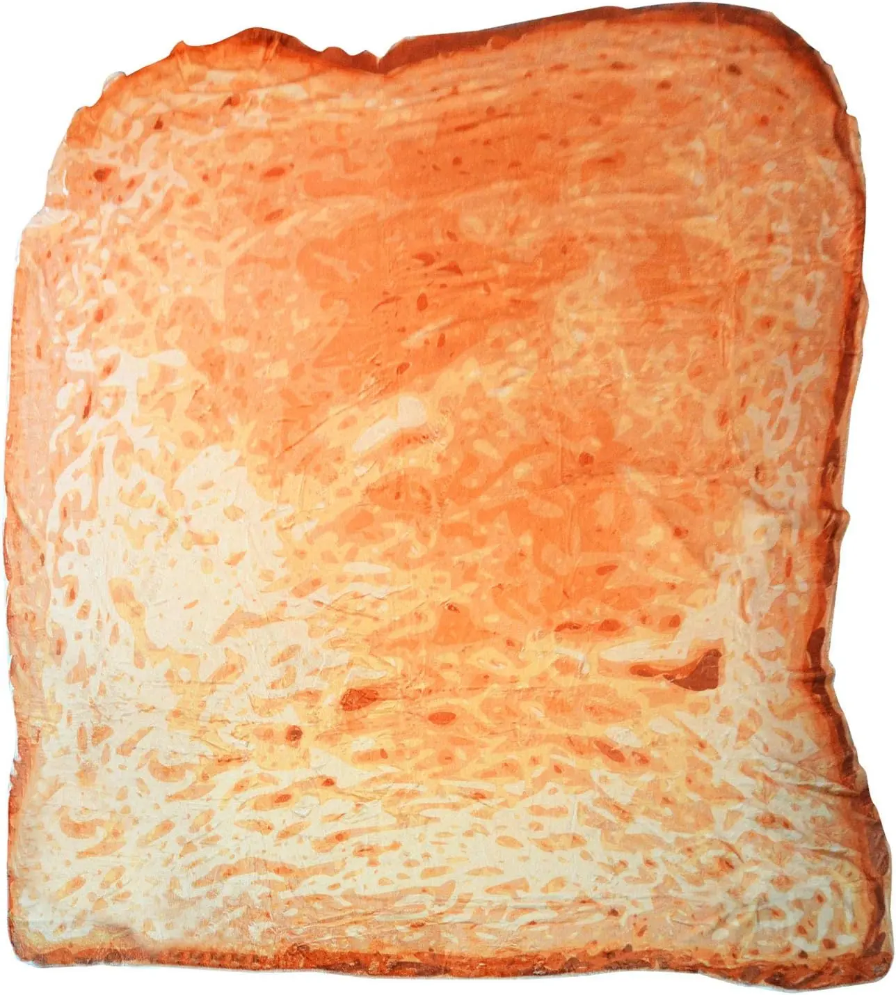 Bread Blanket, Toast Bread Throw Blanket for Adult and , Tortilla Toast Blanket, Novelty Tortilla Blanke Throw Blankets Realistic Soft Flannel Wrap Blanket (Bread)