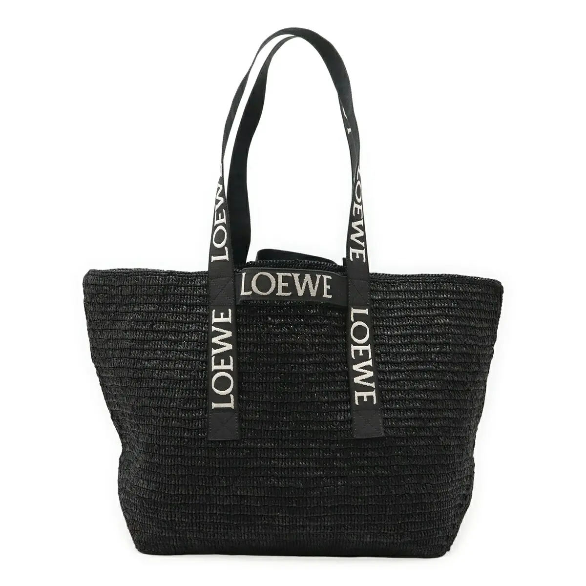 Pre-owned Loewe Straw Shoulder Bags Fold Shopper Raffia Shoulder Bag