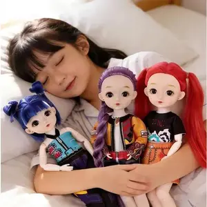 12-Inch Articulated Fashion Doll with 15 Joints – Music-Inspired Collectible Doll for Kids & Teens Ages 6+| Solid Body, Realistic 3D Eyes, Posable Figure with Gift Box for Birthday & Holiday
