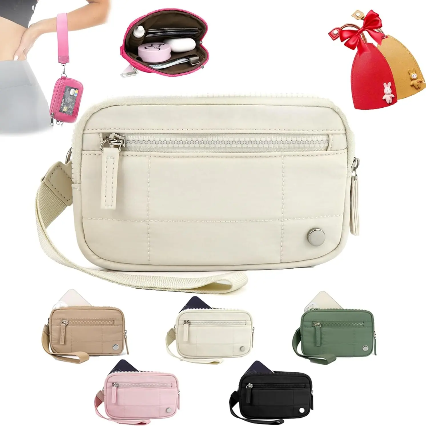 White Wallets+2 Key Cover