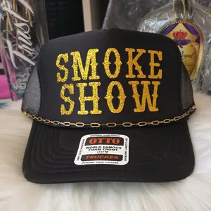 SMOKE SHOW OTTO TRUCKER HAT- FASHION ACCESSORY [CHAIN SOLD SEPARATELY]