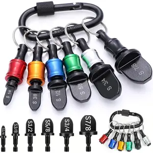 13 count Swaging Tool HVAC Repairing Set with Bit Holder, Air Conditioner Copper Tube Expander Swage Tool Drill Bit, AC Pipe Flaring Tool (1/4" to 7/8") - Swedge Tool HVAC Kit for Repair & Install