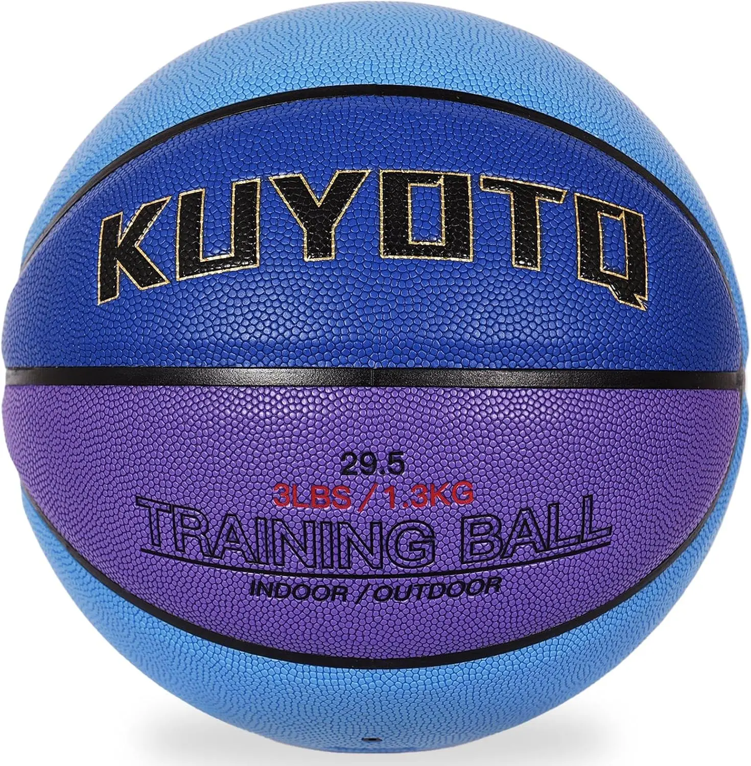 3lbs/2.2lbs Weighted Heavy Basketball 29.5/28.5"  Size 7/6 Outdoor Basketball Equipment for Improving Ball Handling Dribbling Passing and Rebounding Skill(deflated)