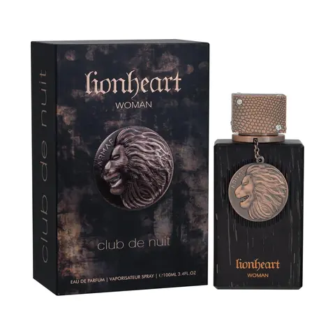Armaf Club De Nuit Lionheart Women's Eau de Parfum Spray 3.4 Ounce Oriental Vanilla with Lavender, Cacao, Ginger & Vanilla Absolute Notes