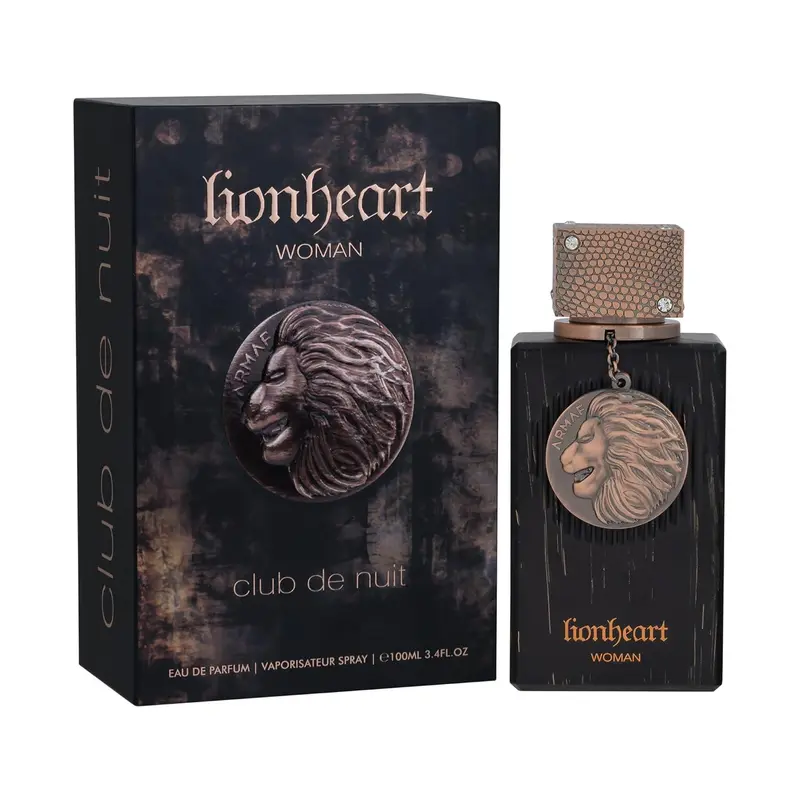 Armaf Club De Nuit Lionheart Women's Eau de Parfum Spray 3.4 Ounce Oriental Vanilla with Lavender, Cacao, Ginger & Vanilla Absolute Notes