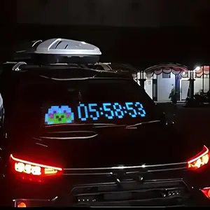BLUMILIGHT Christmas Led Lights, Colorful Eye Lamp Soft Screen for Car Windows,led Eyes for Car,Programmable Flexible Led Screen For Car