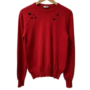 Pre-owned Dior Wool Small Leather Goods Homme Cashmere Sweater