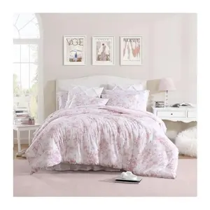Laura Ashley Delphine Pink King Comforter Sham Set