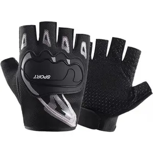 Summer Half-Finger Cycling Gloves - Breathable Non-Slip Fingerless Gloves for Gym & Sports Fitness