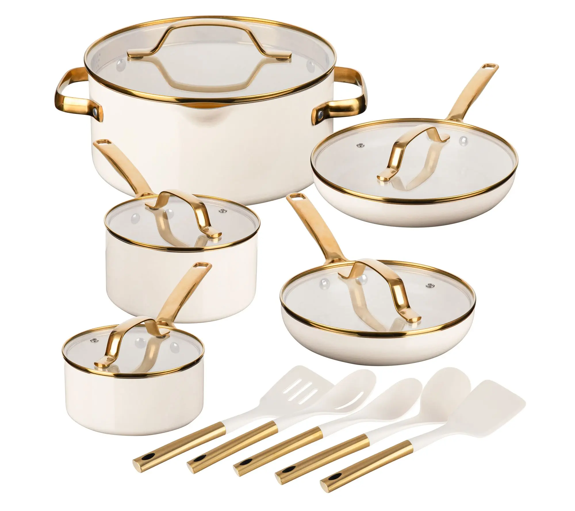 Gotham Steel Modern Collection 15-Piece Ceramic Cookware Set Gotham Steel Modern Collection 15-Piece Ceramic Cookware Set