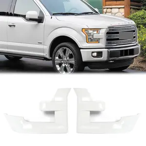 Front Bumper Grille Molding Trim Headlight Bezel For Ford F-150 F150 2015 2016 2017 Oxford White
