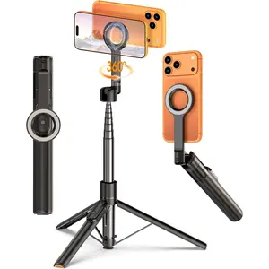for Mag Safe Tripod for , 360? Rotating  for Front & Rear , 65" Selfie Stick for  Android with Remote & Metal Ring,  Phone Tripod Stand for Video Recording Travel