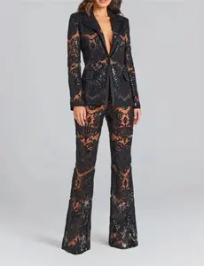 Glam Sequin Lace Suit *was $248