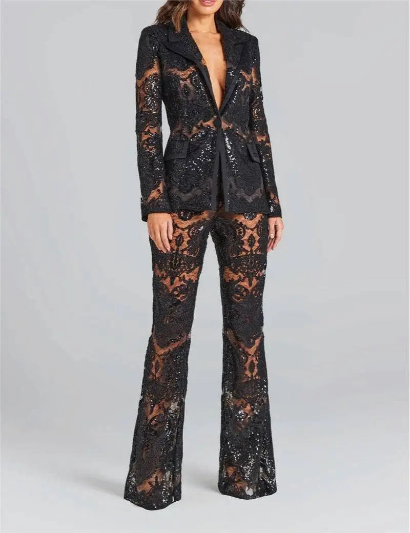 Glam Sequin Lace Suit *was $248 Glam Sequin Lace Suit *was $248