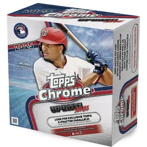 2025 Topps Chrome Update Series Baseball Box (DEBUT PATCHES ARE FOUND IN THESE BOXES, BIGGEST CHASE IN THE HOBBY)