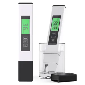 4-in-1 TDS Meter Digital Water Tester for Drinking Water Accurate 0-9990 PPM EC & Temp Readings Ideal for RO Systems Aquariums Pools Portable & Travel