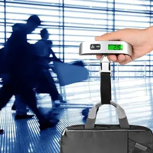Luggage Scale, 110lb Luggage Weight Scale with 4 Unit Switching Functions&LED Display, Luggage Scale Travel Digital for Weighing Luggage, Backpacks, Packages and Markets