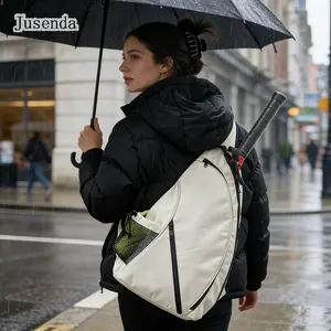 NEW Aesthetic Beige Crossbody Racket Bag, Tennis Badminton Gym Yoga Carry Shoulder Bag, Women Men Premium Quality Sling Bags,Mother's Day Gift