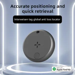 Coin Shaped Anti-Lost Tracker, Loud Buzzer Alert, Multi-Device & Family Sharing Function