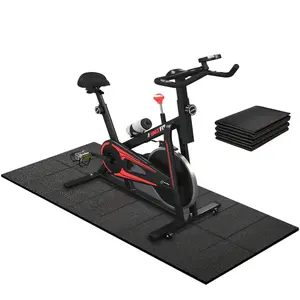 【fathersdaygift】Treadmill Mat  Foldable Walking Pad Mat for Carpet Hardwood Floors 6mm Heavy-Duty Exercise Equipment Mat for Treadmill, Spin Bike, Elliptical Trainer, Exercise Equipment