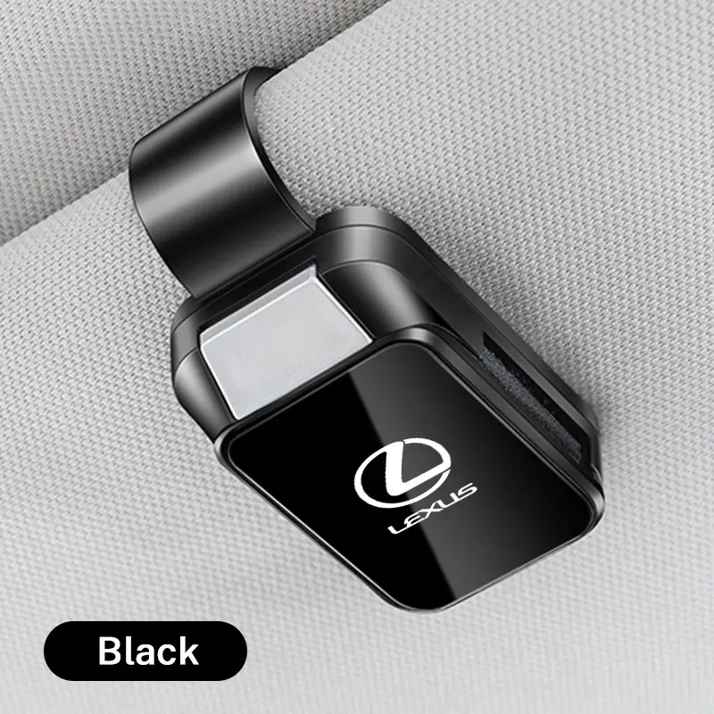 Car Sun Visor Glasses Clips Eyeglasses Storage Holder Car Storage Organizer Car Organizers Auto Interior Accessories Car Organization Accessories Car Organizers and Storage For Lexus RX330 IS250 Ct200h ES300h RX350 IS300h NX300h RX400h RX450h UX250h