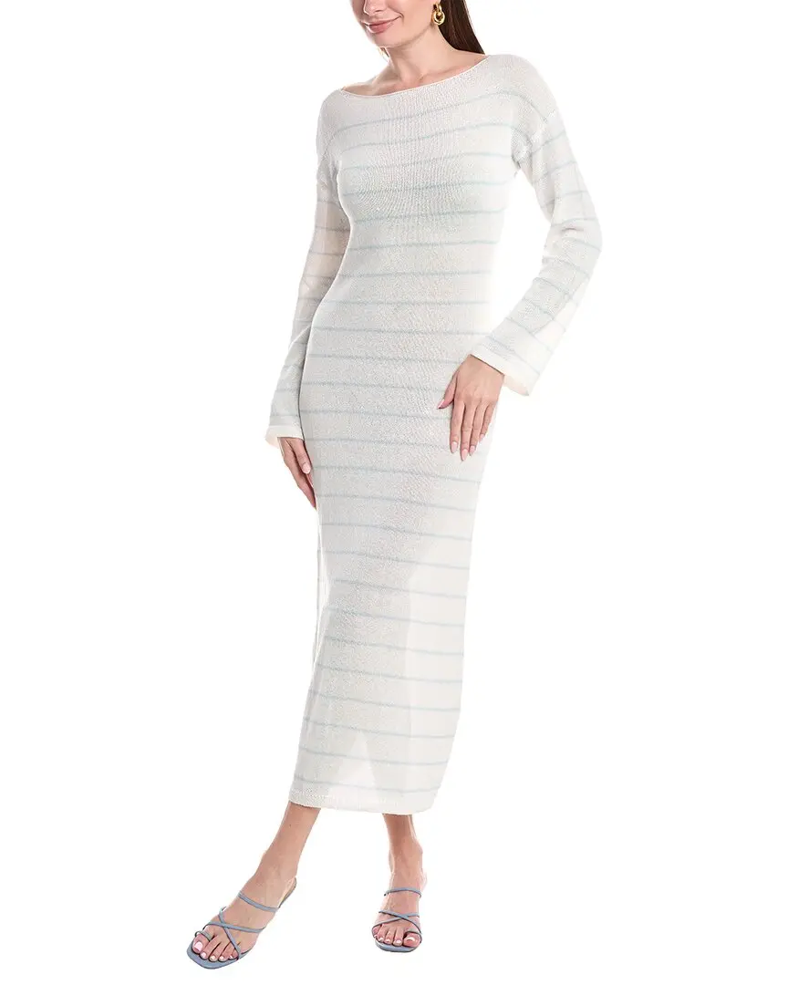 Solid & Striped The Polly Linen-Blend Maxi Dress