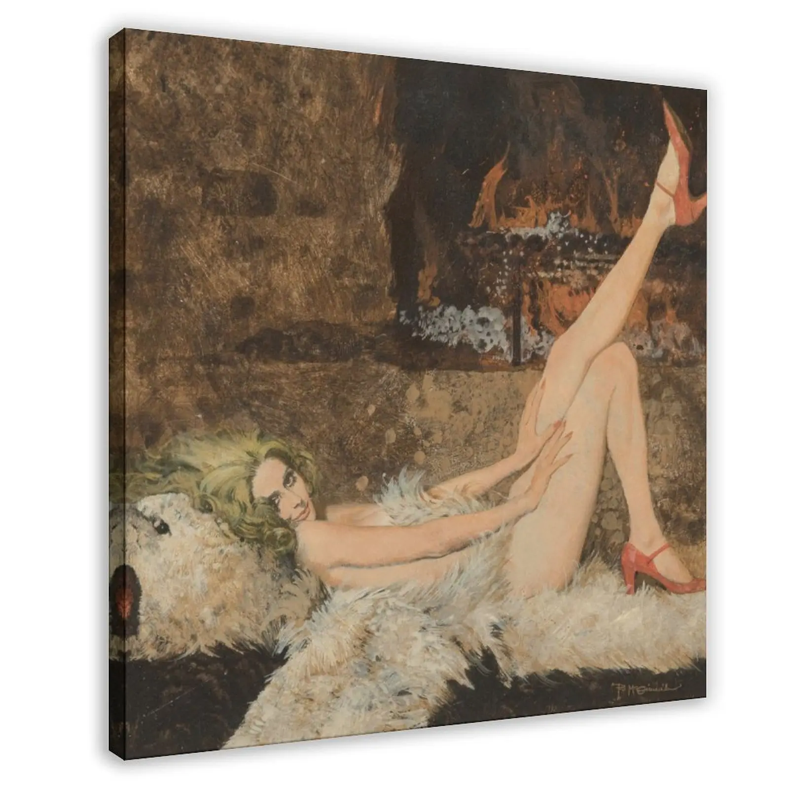 Painter Artist Robert McGinnis Oil Painting Vintage Poster 29 bedroom canvas posters, hall wall art, bathroom canvas posters, home poster decoration