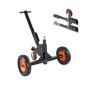 VEVOR Heavy-Duty Trailer Dolly, 1500lbs Tongue Weight Capacity, 2 in 1 Trailer Mover with 2 in Ball, 16 in Pneumatic Tires and Universal Wheel, Portable Tow Dolly for Moving Car RV Trailer