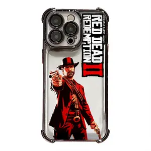 Red Dead R-Redemption RDR 2 Phone Case Protective Case for iPhone 17/1615/14/13/12/11 Pro Max Plus Shockproof Anti-Fall Soft Clear Cover