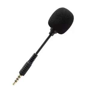 Gold-Plated 3.5mm Mini Microphone, Crystal Clear Sound for Streaming & Recording ️  Mic dj equipment