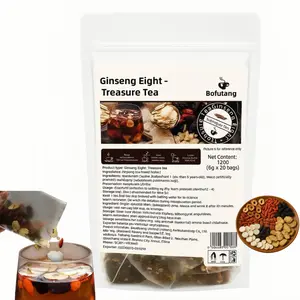 #Summervibes Gift Set of All-Natural Beverages | Natural Tea for Men and Women to Support Kidney and Liver Health | Ginseng and Eight-Treasure Tea | 60-Count Pack | Natural Formula for Kidney and Liver Support | Sugar-Free | Caffeine-Free