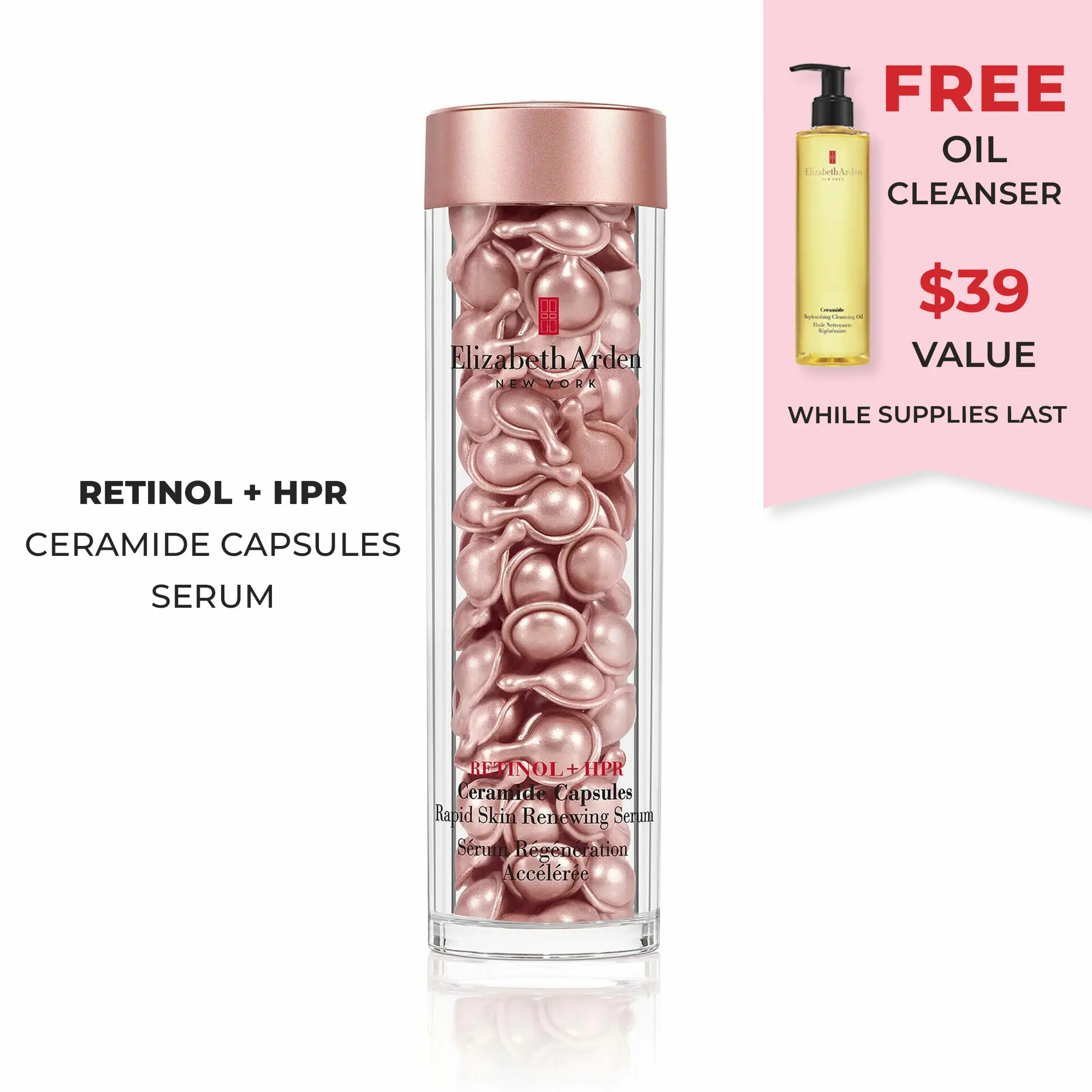 Elizabeth Arden Retinol + HPR Ceramide Capsules Rapid Skin Renewing Serum