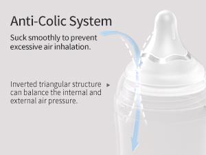 Pigeon Glass Nursing Baby Bottle (Pack of 2) Wide Neck, Anti-Colic, Streamlined Body, Natural Feel, Easy to Clean, (0m+) baby registry essential Heat-Resistant, 5.4 Oz, Includes 2pcs SS Nipples